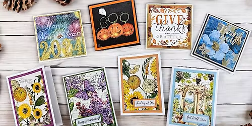 Napkin Greeting Card Workshop