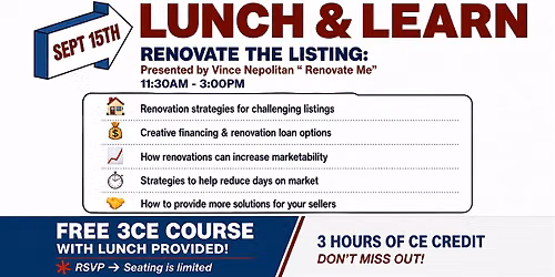 Realtor Lunch & Learn:  Selling The "Ugly" Property