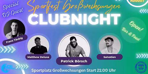 Sportfest Clubnight Gro\u00dfwechsungen 