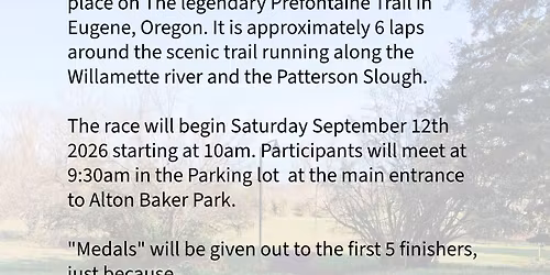 Eugene BYOWB half marathon 