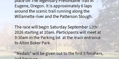 Eugene BYOWB half marathon 