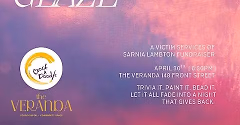 Lavender Haze and Glaze Night