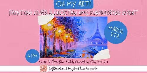 Oh My Art! - A Fundraising Paint Night \ud83c\udfa8