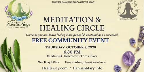 Meditation and Healing Circle - Free Community Event