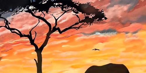 \ud83c\udfa8Join Brush Party with Samantha to paint "Tusk 'til Dawn" in Swindon!\ud83e\udd42