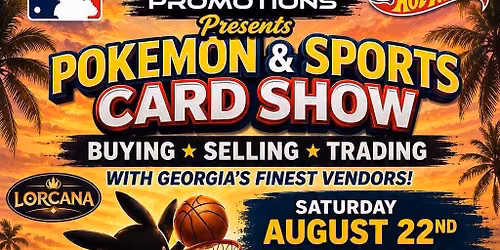 Georgia National Fair Pokemon & Sports card show