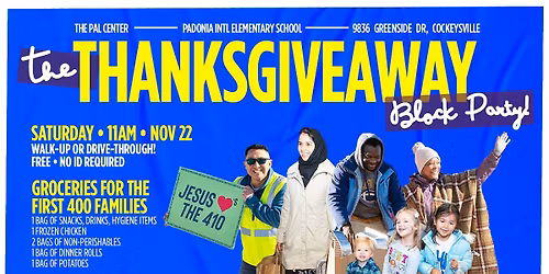 The THANKSGIVEAWAY Block Party!