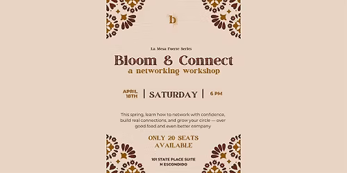 Bloom & Connect : A Networking Workshop