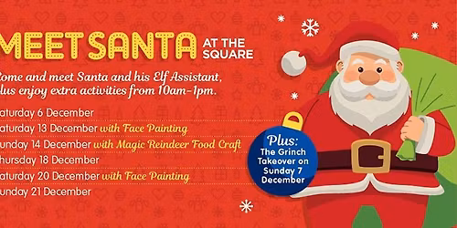 Meet Santa & Free Festive Fun at Sunbury Square