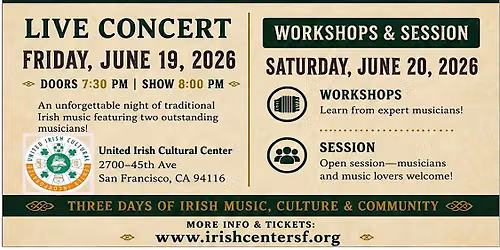 Sean Gavin and Colm Gannon In Concert