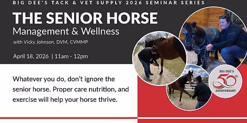 The Senior Horse: Management & Wellness 50th Anniversary Seminar