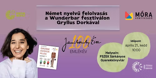 N\u00e9met nyelv\u0171 felolvas\u00e1s a Wunderbar fesztiv\u00e1lon Gryllus Dork\u00e1val