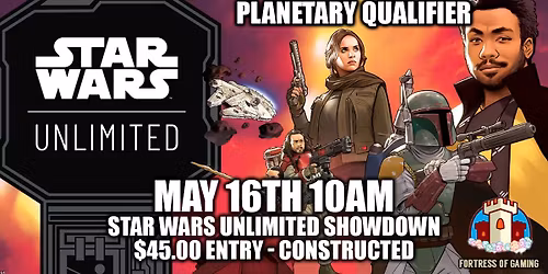 Star Wars Unlimited CCG Planetary Qualifier