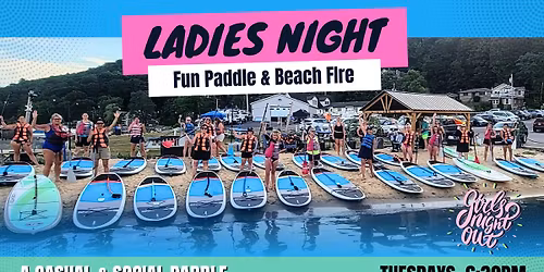 Ladies Night Fun Paddle and Beach Fire