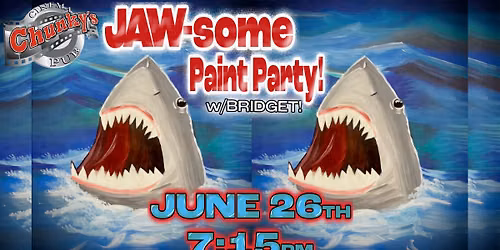 PAINT PARTY: JAW-some Paint Party!!