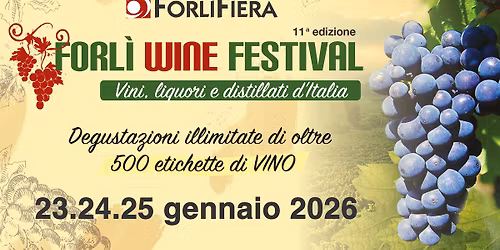 Forl\u00ec Wine Festival 11 edizione