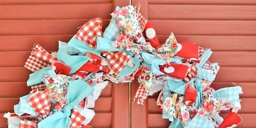 No Sew Fabric Wreaths