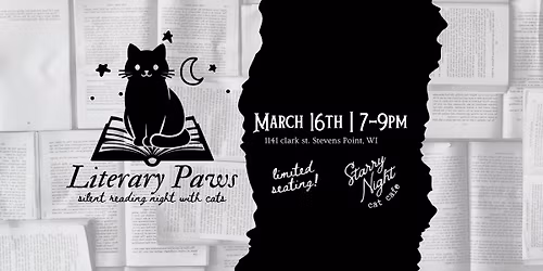Literary Paws: Silent Reading Night with Cats 
