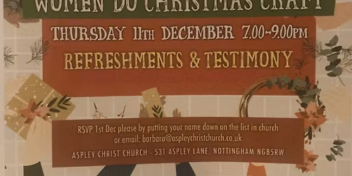 WOMEN DO...Christmas Wreath Making