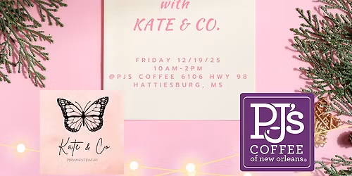 Permanent Jewelry with Kate & Co. at PJs Coffee