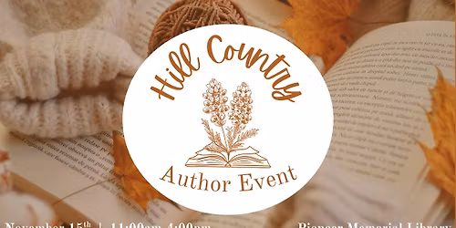 Hill Country Author Event