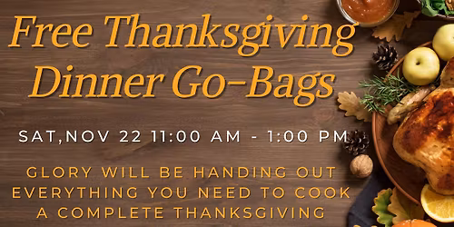 FREE Thanksgiving Dinner Go-Bags