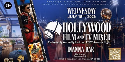 HFTVM : Following the ESPY Awards + Pre-Comic-Con Networking Night