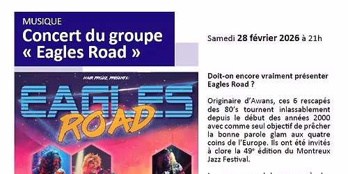 Concert du groupe "Eagles Road" 