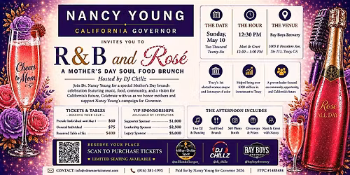R&B & Ros\u00e9: Mother\u2019s Day Soul Food Brunch