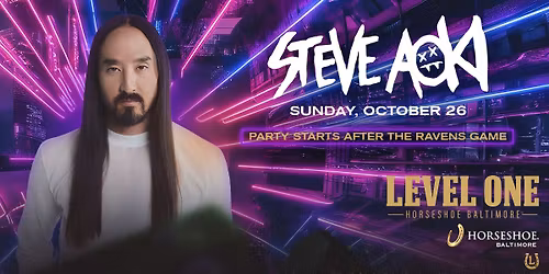 Ravens Post Game Party with STEVE AOKI