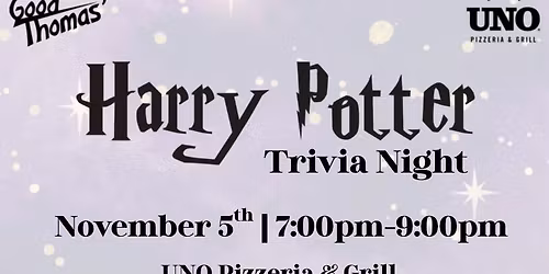 Harry Potter Trivia Night