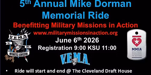 5th Annual Mike Dorman Memorial Ride