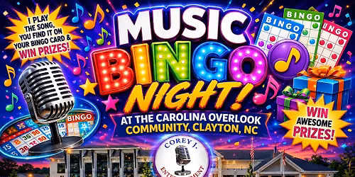 Music Bingo At Carolina Overlook