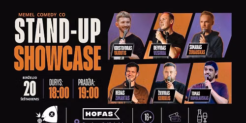 Memel Comedy Co - STAND UP Showcase \/ HOFAS - Klaip\u0117da \/ 06.20