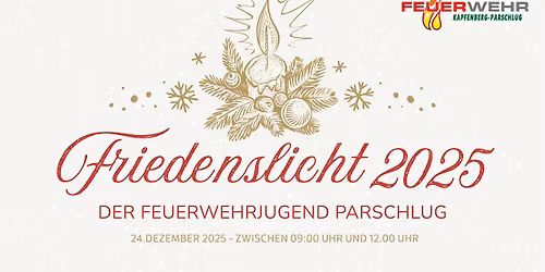 Friedenslicht 2025 der Feuerwehrjugend Parschlug