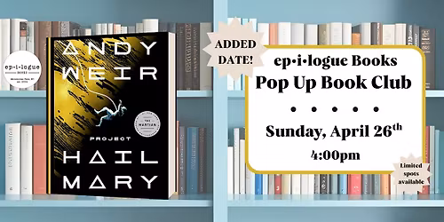*ADDED DATE* Pop-Up Book Club at ep\u2022i\u2022logue Books