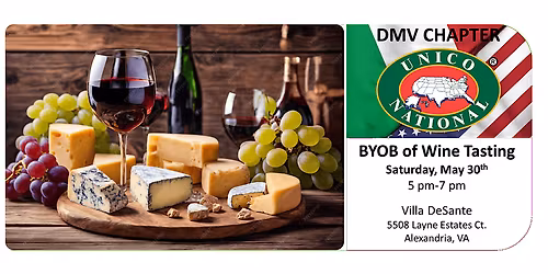 UNICO DMV BYOB of Wine Tasting