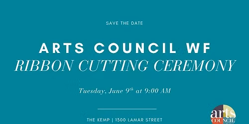 Arts Council WF Ribbon Cutting Ceremony