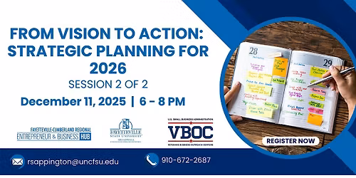 From Vision to Action: Strategic Planning for 2026 Session 2 of 2