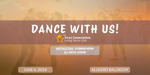 June 2026 NextGen Dance! — Allegro Ballroom, 12012 San Pablo Ave, Richmond, CA