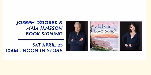Local Authors Joseph Dziobek & Maia Jansson Book Signing