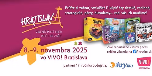 HRAtislava 2025 - sviatok spolo\u010densk\u00fdch hier