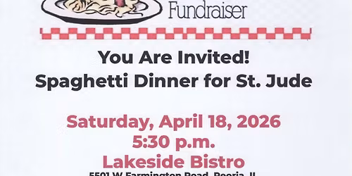 Spaghetti dinner for St Jude Drive