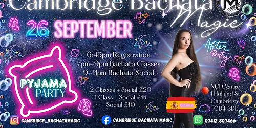 Cambridge Bachata Magic - Sat Party (26 Sept)