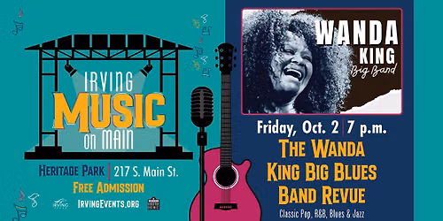 Music on Main Concert Series: The Wanda King Big Blues Band Revue 