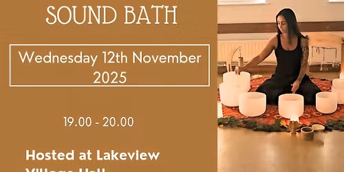 Wellness Wednesdays Sound Bath