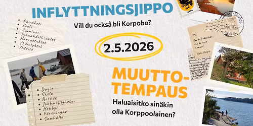 Inflyttningsjippo - Muuttotempaus