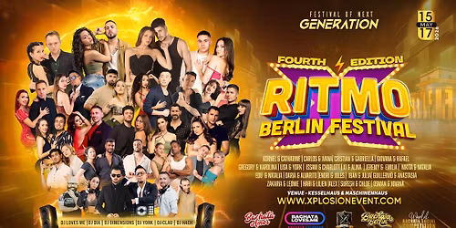 XPLOSION - RITMO BERLIN BACHATA FESTIVAL 2026 - Festival of Next Generation