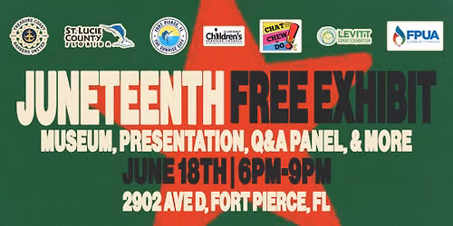 Juneteenth Fort Pierce 2026 Free Exhibit presented by Treasure Coast Barbers United.