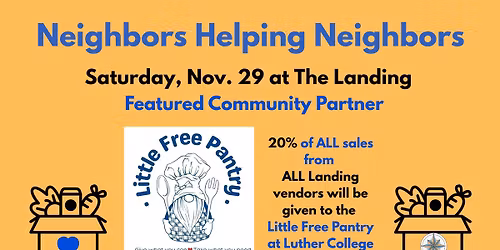 Fundraiser for Little Free Pantry at Luther College